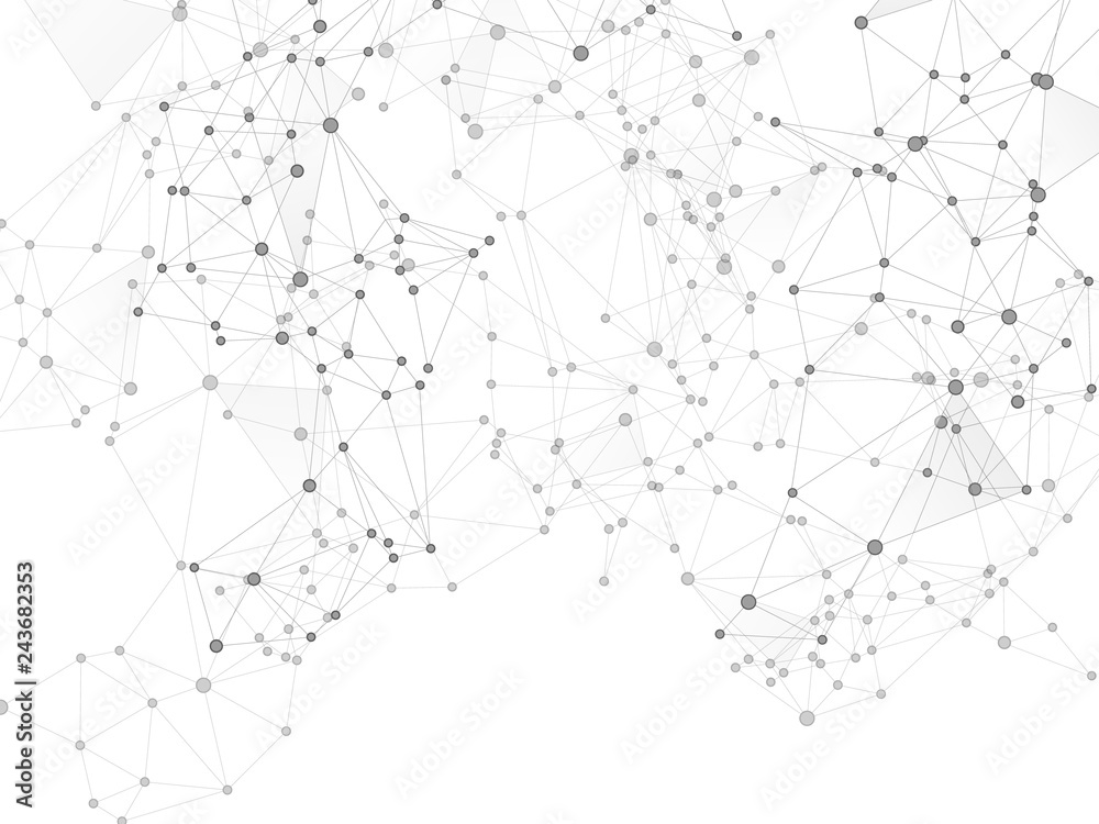 Block chain global network technology concept. Block chain global network technology concept.