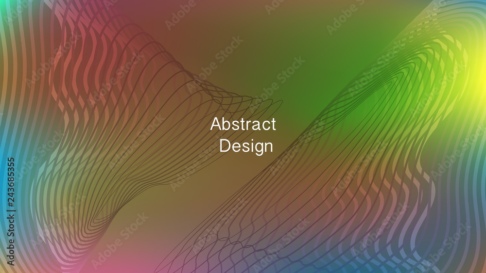 Color geometric gradient, futuristic background. Element of modern design wallpaper, background, packaging. Creative colored lines, abstract shapes, dots. Background in minimalist style. Color geometric gradient, futuristic background. Element of modern design wallpaper, background, packaging. Creative colored lines, abstract shapes, dots. Background in minimalist style.