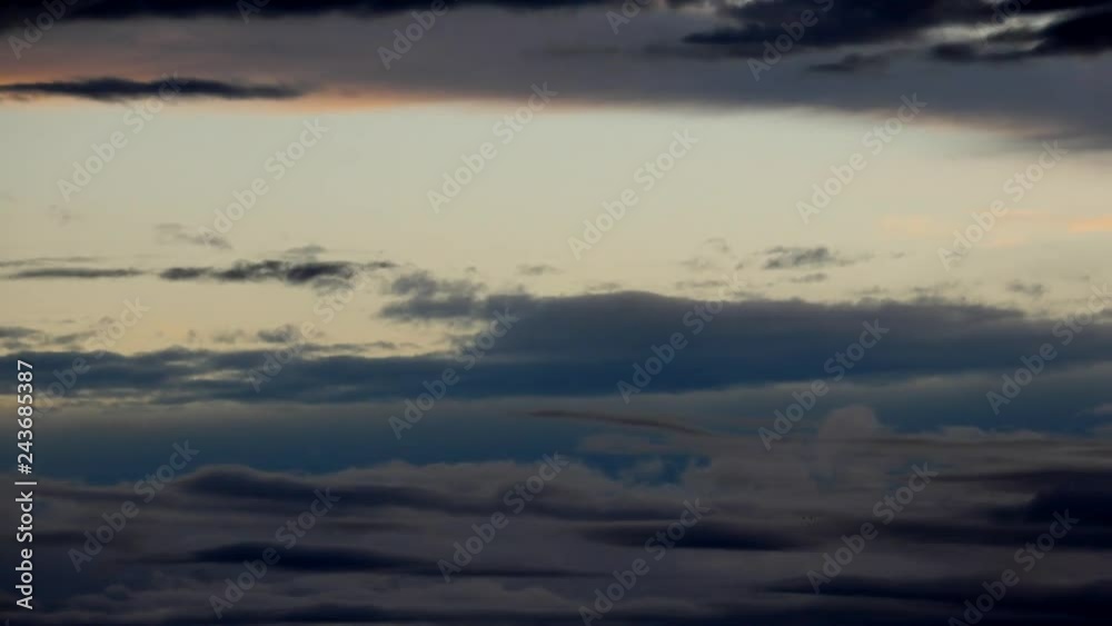 Multi Layered Night Sky Clouds Timelapse Multi Layered Night Sky Clouds Timelapse
