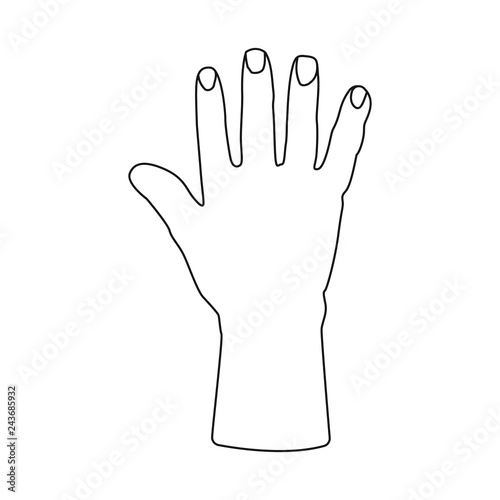 Vector design of body and part symbol. Set of body and anatomy stock symbol for web.