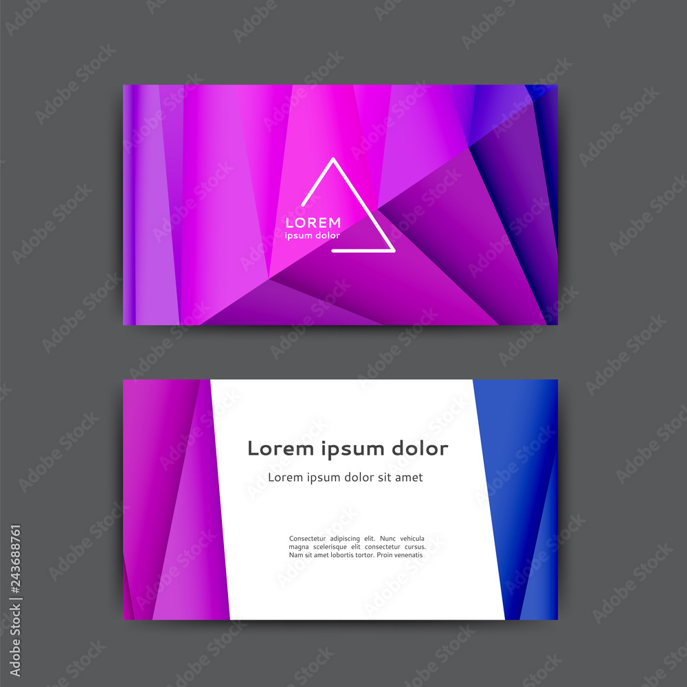 Fototapeta premium Business card template