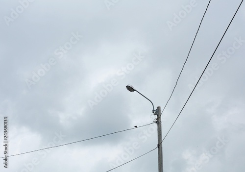 Electricity Post and Street Light