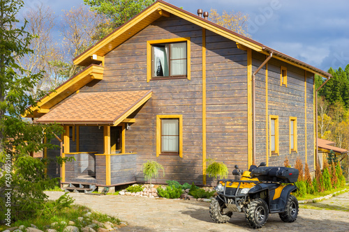Cottage in the woods. ATV. ...