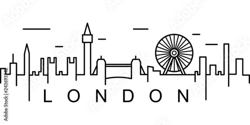 London outline icon. Can be used for web, logo, mobile app, UI, UX