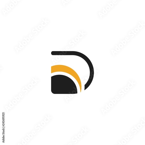 Letter D Media Modern Abstract Creative Business Logo