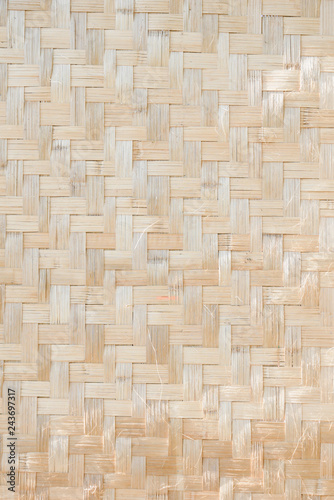 Wooden bamboo mat texture abstract background