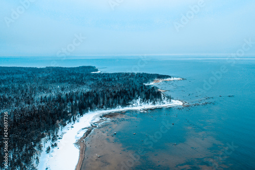 Gulf of Finland drone view © chillside photo