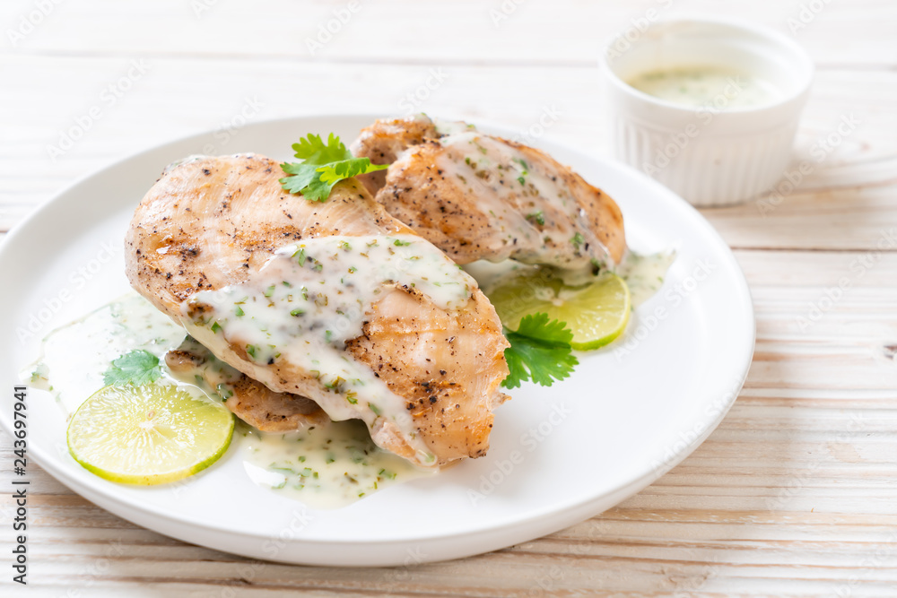 grilled chicken with lemon lime sauce