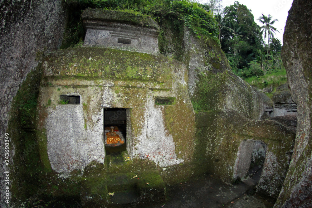 Royal Tombs in Gunung Kawi Temple and Funerary complex, Tampaksiring, Bali, Indonesia