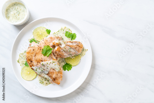 grilled chicken with lemon lime sauce