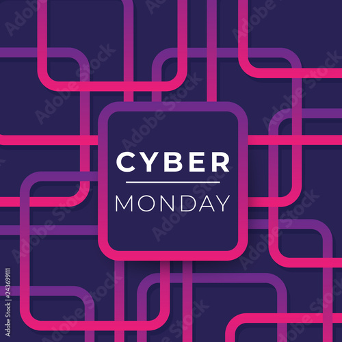 cyber monday vector banner