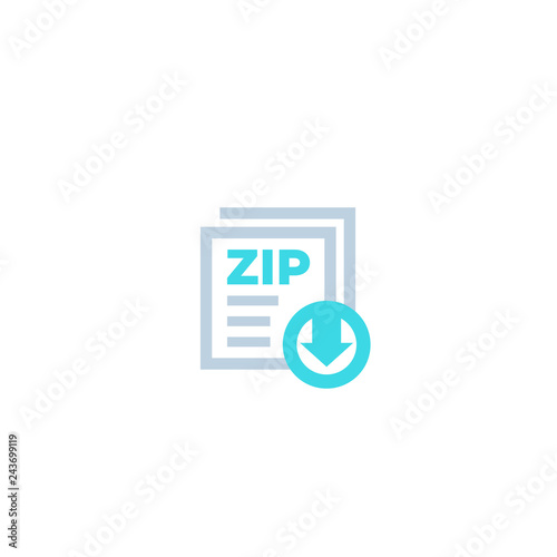 download zip file icon