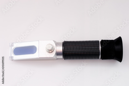 Canvas Print Refractometer on white background
