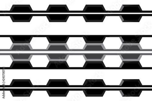Black and white mesh pattern vector graphic design in white background.