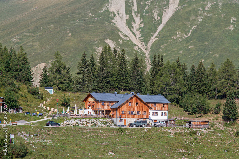 Berghütte in den östlichen Lechtaler Alpen