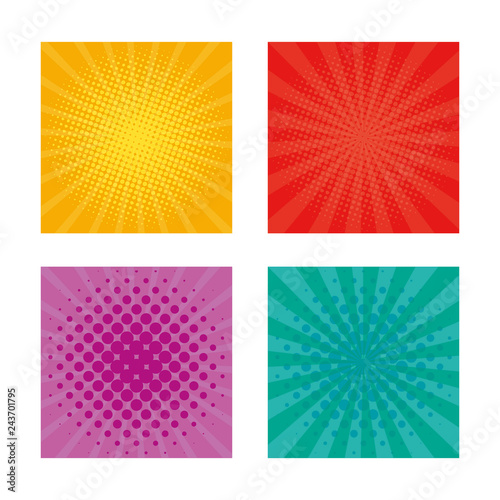 set burst pattern colors © djvstock