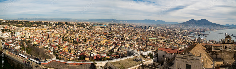 View of Naples from Castle Sant Elmo