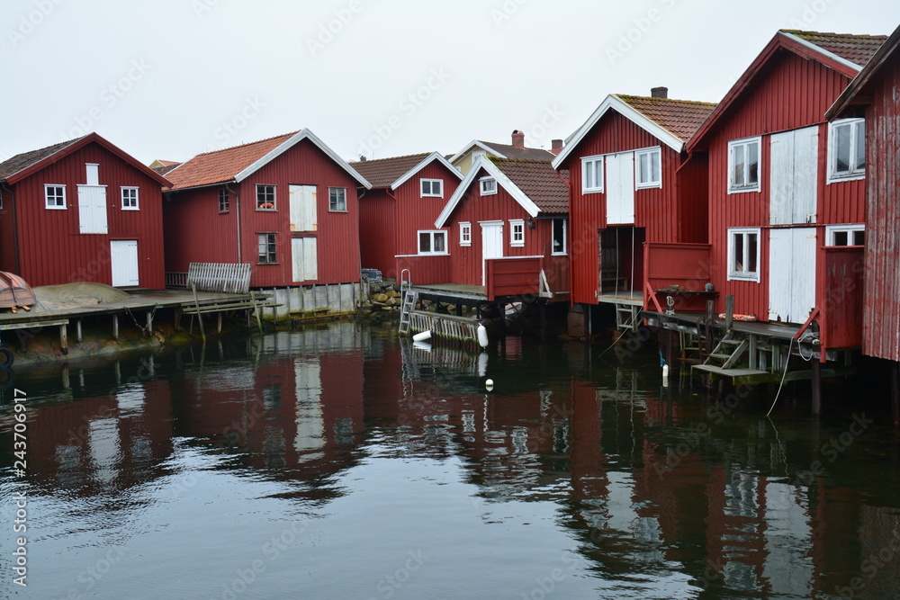 Smögen Village Traditionnel Bohuslan Suède - Sweden Traditional Village