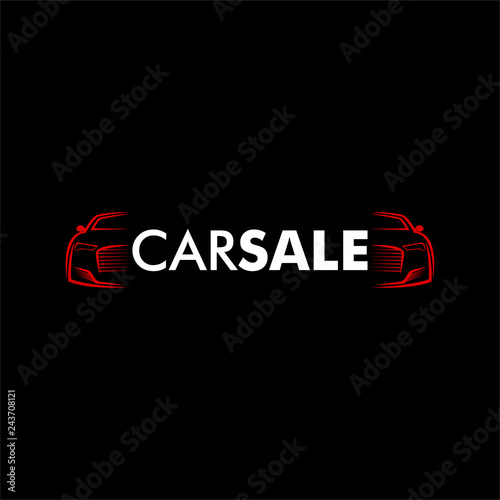 Car logo icon with modern style