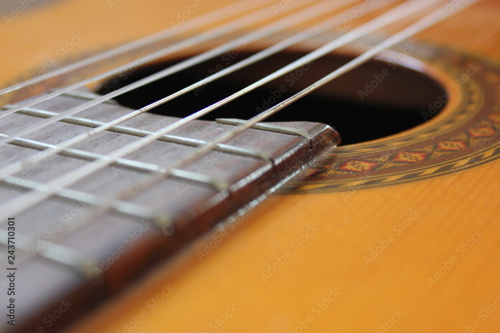 Fototapeta premium Nahaufnahme einer Gitarre