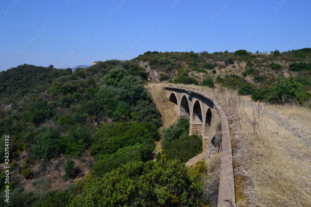 Viadotto della ex linea ferroviara mineraria del Sulcis Viadotto della ex linea ferroviara mineraria del Sulcis