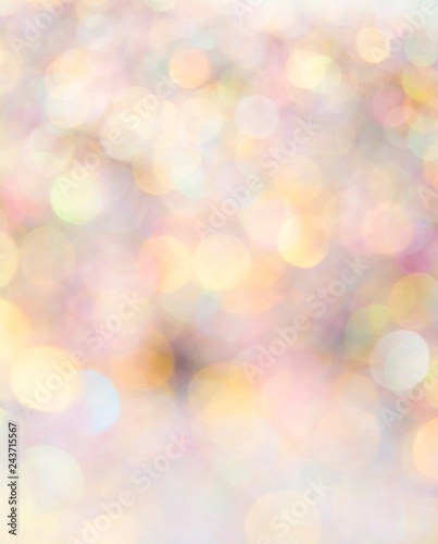 Abstract glitter bokeh background
