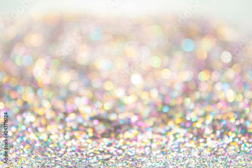 Abstract glitter bokeh background