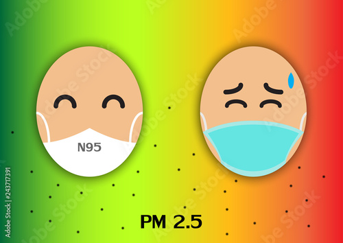 N95 mask and surgical  mask