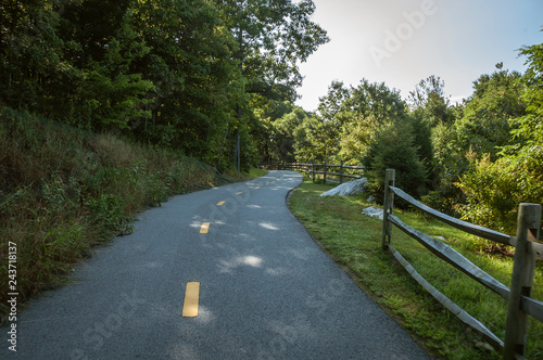 Short climb on Blackstone Valley Greenway