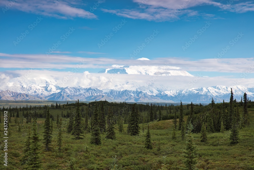 Mount Denali and Alaska Range