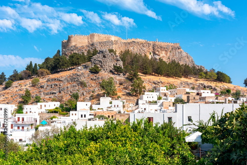 Lindos castle, Rhodes island, Greece