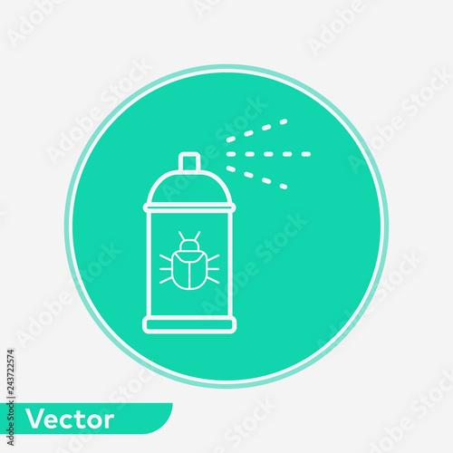Bug spray vector icon sign symbol