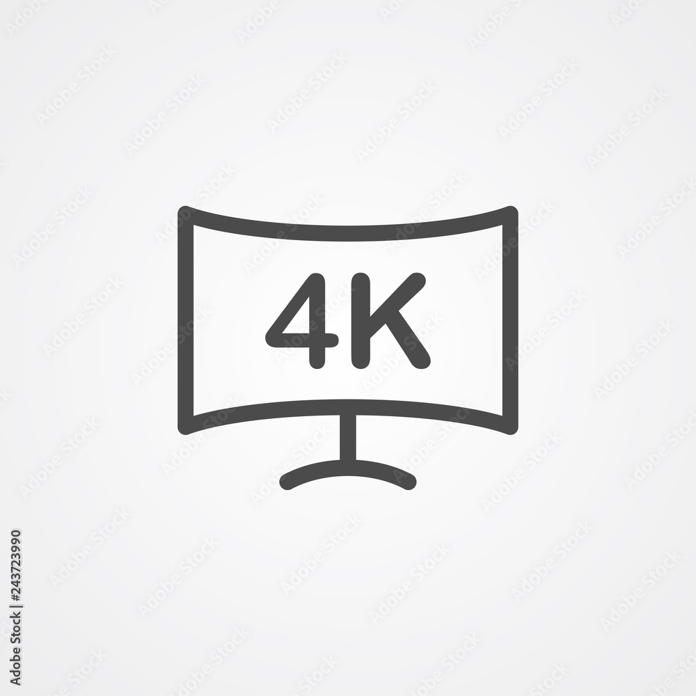 Television vector icon sign symbol Television vector icon sign symbol