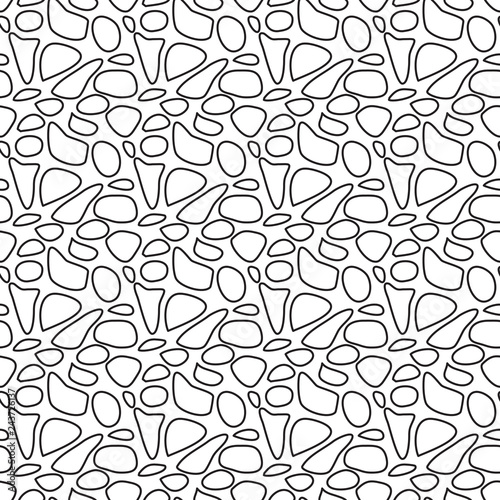 Mosaic seamless pattern. Vector abstract background.