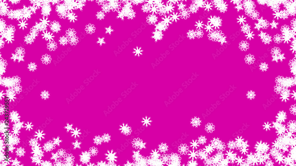 Abstract background with a variety of colorful snowflakes. Big and small. Abstract background with a variety of colorful snowflakes. Big and small.