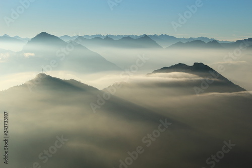 Nebel Berge