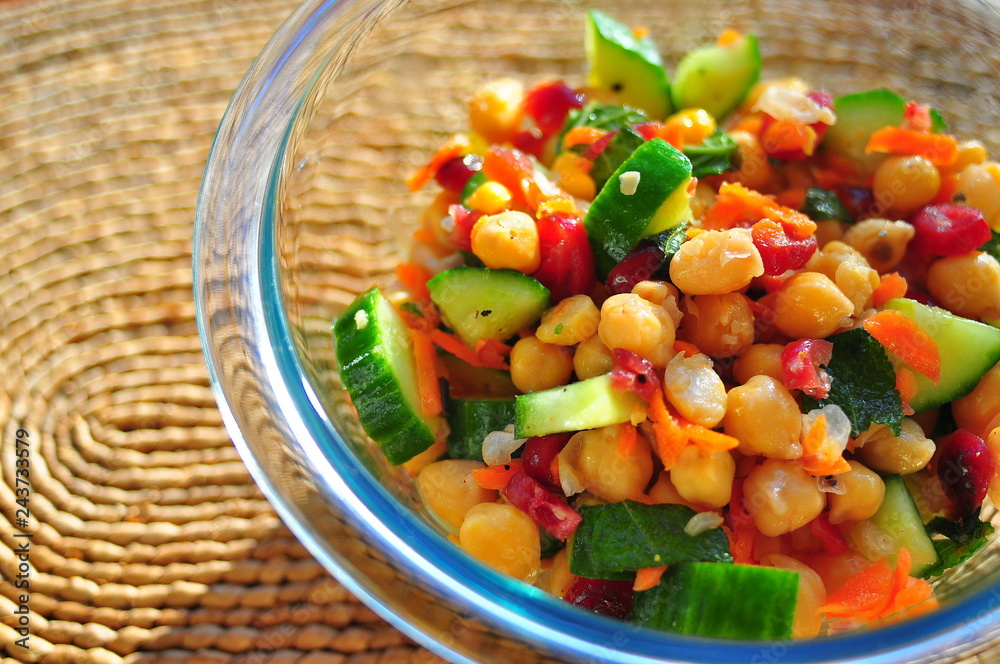 Garbanzo Bean Salad with Mint