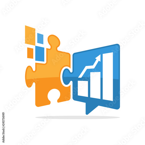 Vector illustration icon with an online concept media solution that communicates about business information