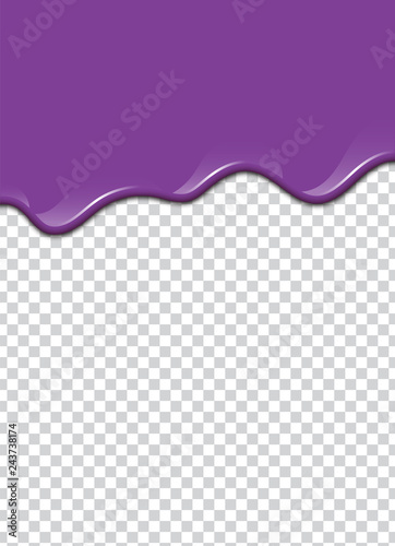 Obraz na płótnie Vector Purple splash with transparency background w salonie