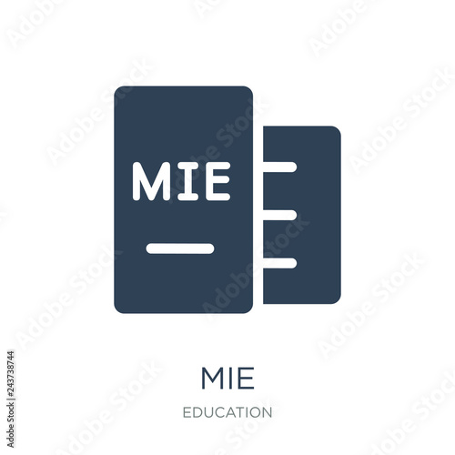 mie icon vector on white background, mie trendy filled icons fro