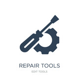 repair tools icon vector on white background, repair tools trend