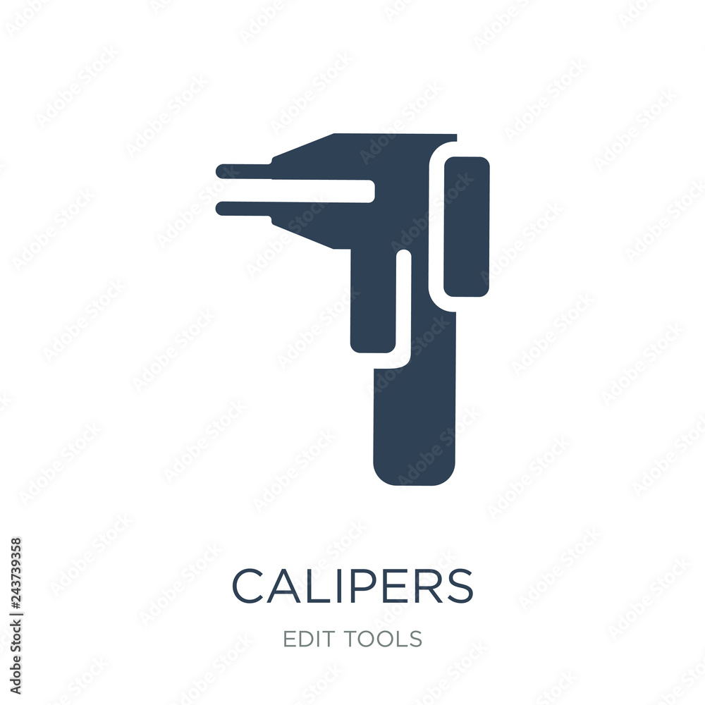 calipers icon vector on white background, calipers trendy filled calipers icon vector on white background, calipers trendy filled