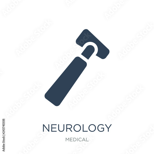 neurology reflex hammer icon vector on white background, neurolo
