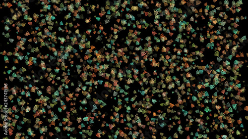 Abstract background pattern with plant matter.