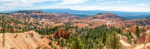 Panorama from Sunrise Point of Bryce Canyon National Park, Utah