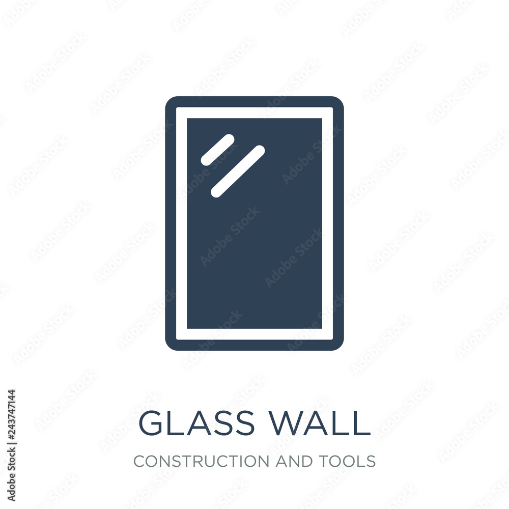 glass wall icon vector on white background, glass wall trendy fi glass wall icon vector on white background, glass wall trendy fi