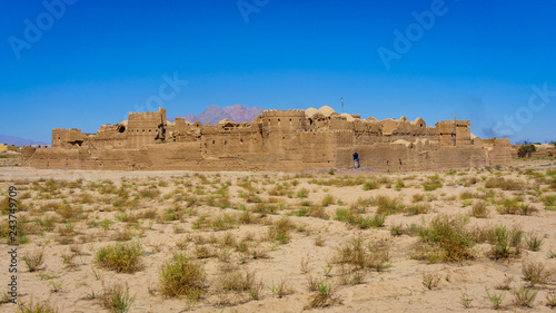 Ancient city of Yazd and Sar Yazd Fortress in Iran