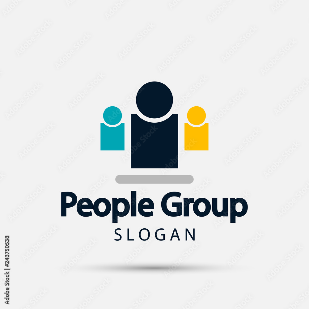 Group people Logo Design,Teamwork meeting,Template Vector Group people Logo Design,Teamwork meeting,Template Vector