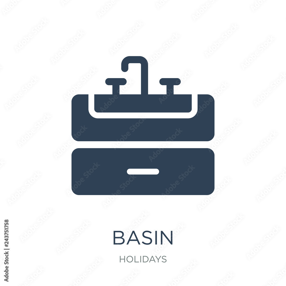basin icon vector on white background, basin trendy filled icons basin icon vector on white background, basin trendy filled icons