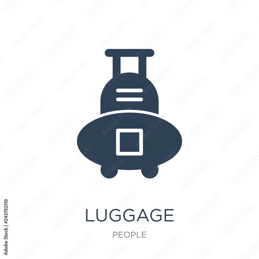 luggage icon vector on white background, luggage trendy filled i luggage icon vector on white background, luggage trendy filled i